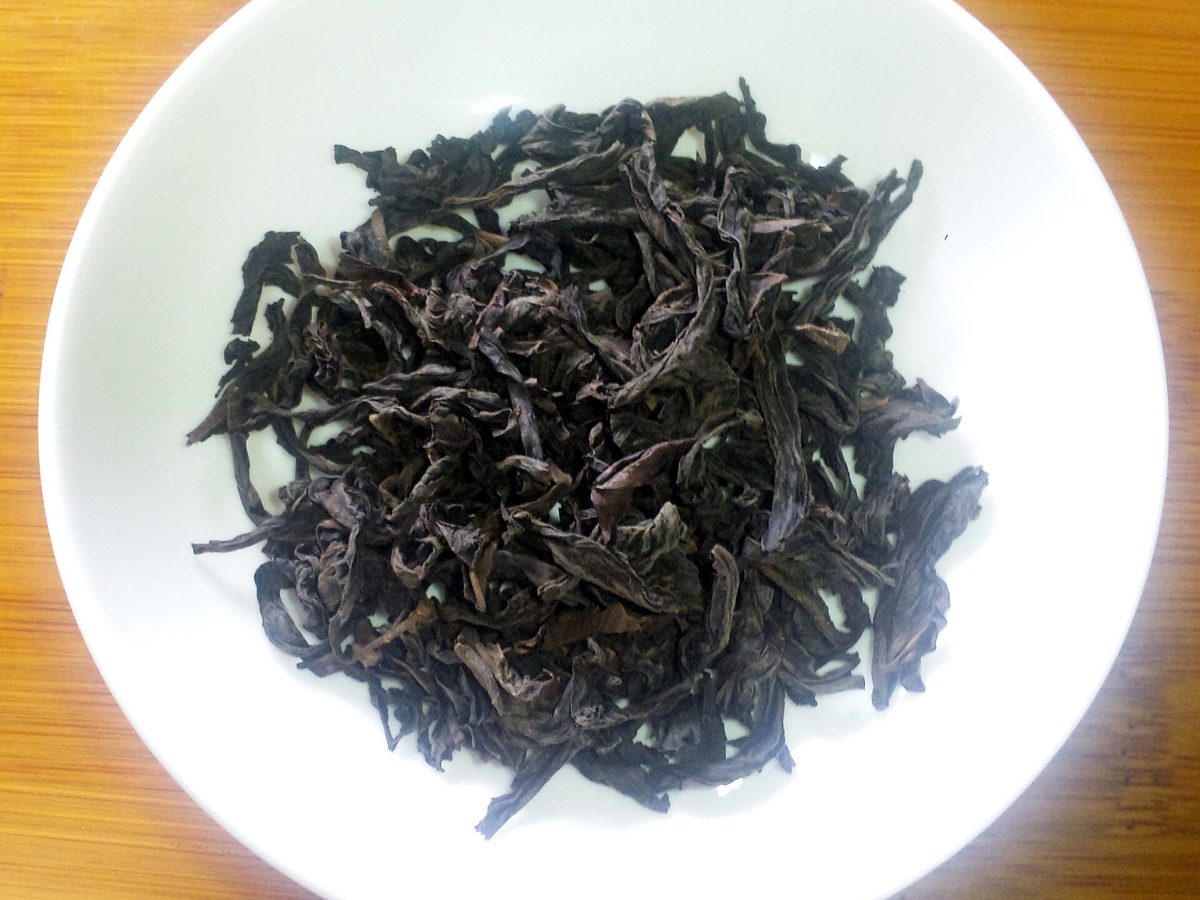 Da Hong Pao tea — loose leaves