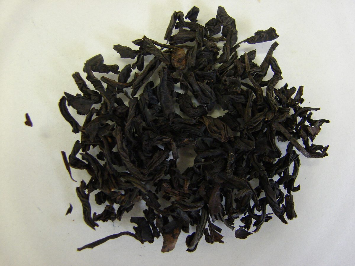 Lapsang Souchong tea — loose leaves